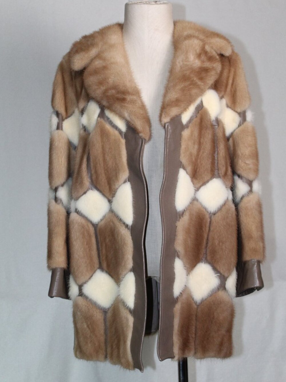 EMBA Pastel Natural Brown Mink Royal Quality Coat